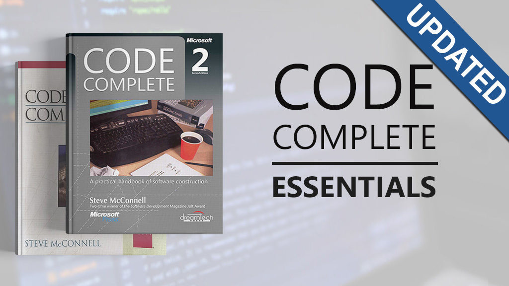 Steve McConnell Code Complete Essentials